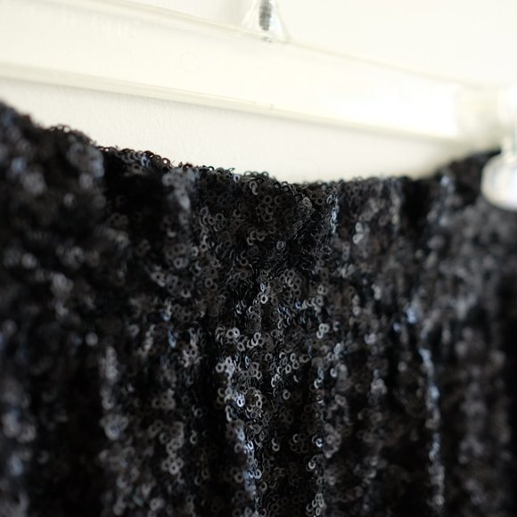 Joe Fresh Black Sequin Mini Skirt - Picture 5 of 9